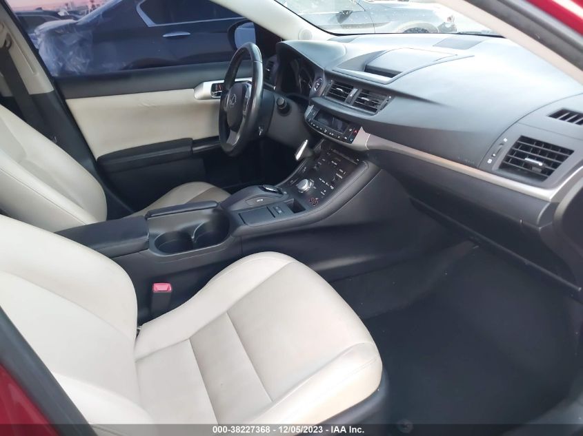 2013 Lexus Ct 200H VIN: JTHKD5BH4D2143054 Lot: 38227368