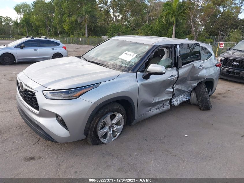 2021 Toyota Highlander Le VIN: 5TDZZRAH8MS520181 Lot: 38227371