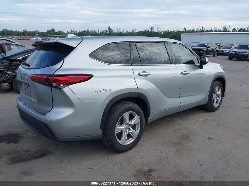 5TDZZRAH8MS520181 2021 Toyota Highlander Le