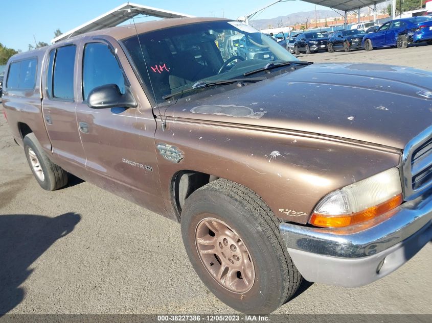 2001 Dodge Dakota Slt/Sport VIN: 1B7GL2AX41S196835 Lot: 38227386