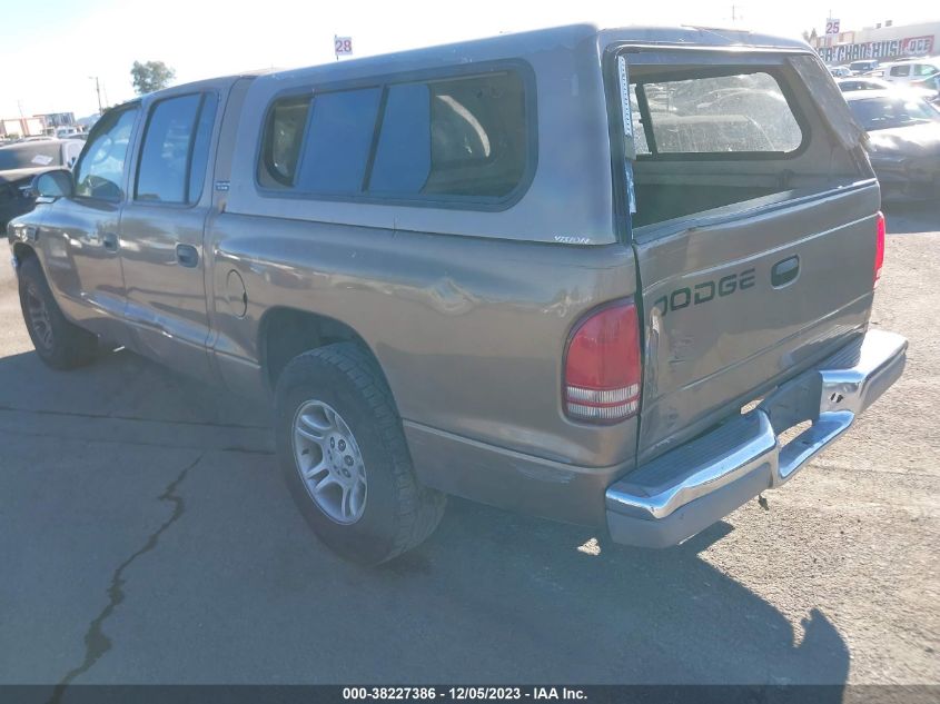 2001 Dodge Dakota Slt/Sport VIN: 1B7GL2AX41S196835 Lot: 38227386