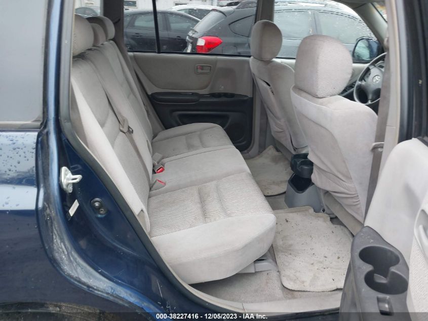 2001 Toyota Highlander V6 (A4) VIN: JTEHF21A310017313 Lot: 38227416