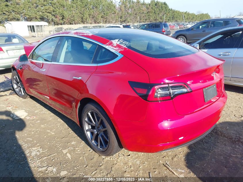 2020 Tesla Model 3 Standard Range Plus VIN: 5YJ3E1EA8LF792331 Lot: 38227655