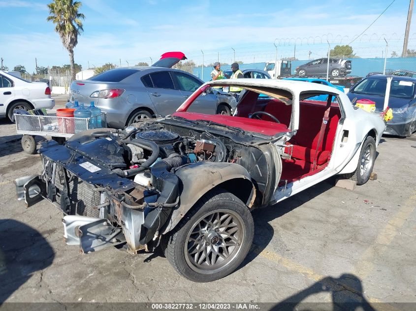 1978 Pontiac Firebird VIN: 2W87KLI84424 Lot: 38227732