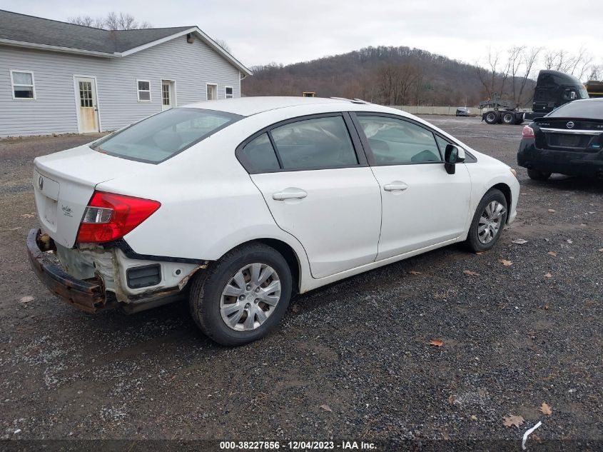 2012 Honda Civic Lx VIN: 19XFB2F57CE015139 Lot: 38227856