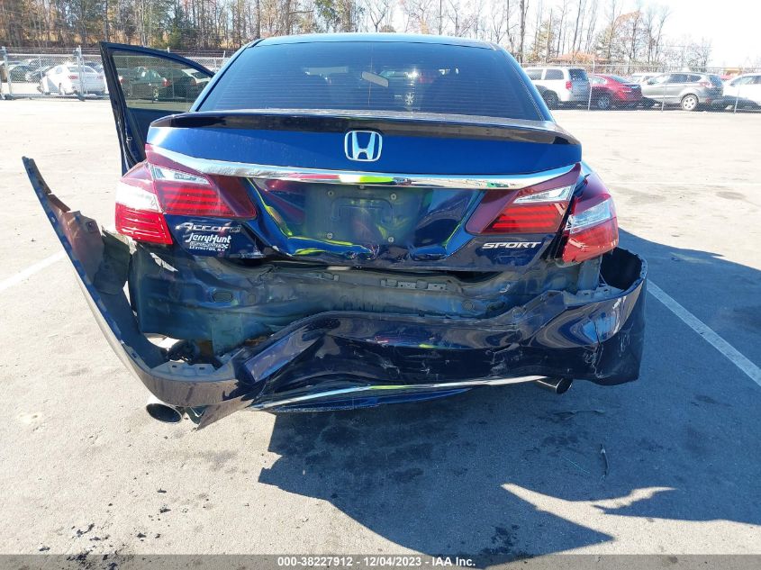 1HGCR2F52GA121622 2016 Honda Accord Sport