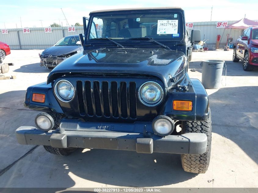 2002 Jeep Wrangler Sahara VIN: 1J4FA59S32P708160 Lot: 38227913