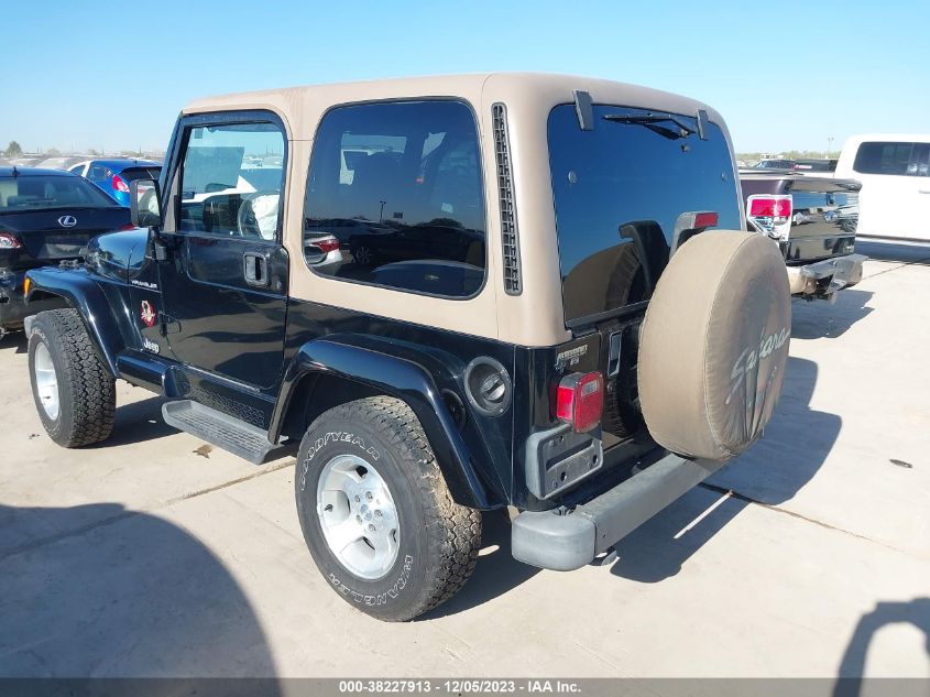 2002 Jeep Wrangler Sahara VIN: 1J4FA59S32P708160 Lot: 38227913