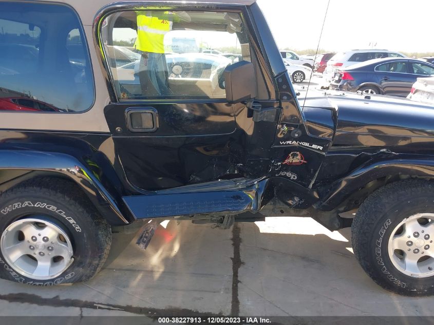 2002 Jeep Wrangler Sahara VIN: 1J4FA59S32P708160 Lot: 38227913