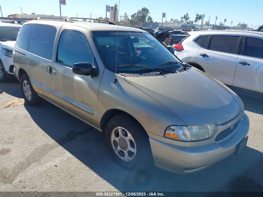 1999 Nissan Quest Se/Gxe/Gle VIN: 4N2XN11T5XD834554 Lot: 38227951