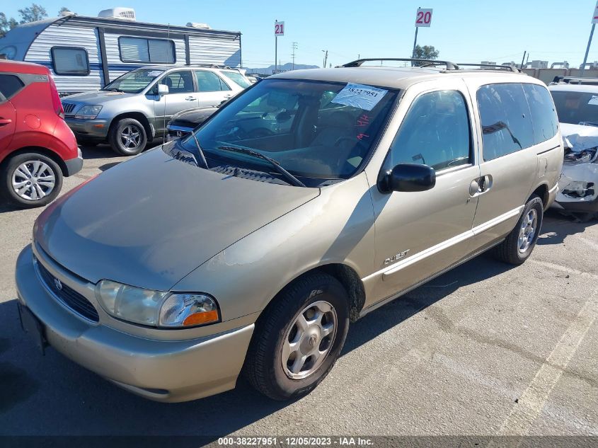 1999 Nissan Quest Se/Gxe/Gle VIN: 4N2XN11T5XD834554 Lot: 38227951