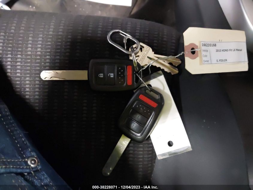 2015 Honda Fit Lx VIN: 3HGGK5G5XFM738838 Lot: 38228071