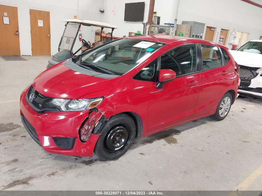 2015 Honda Fit Lx VIN: 3HGGK5G5XFM738838 Lot: 38228071