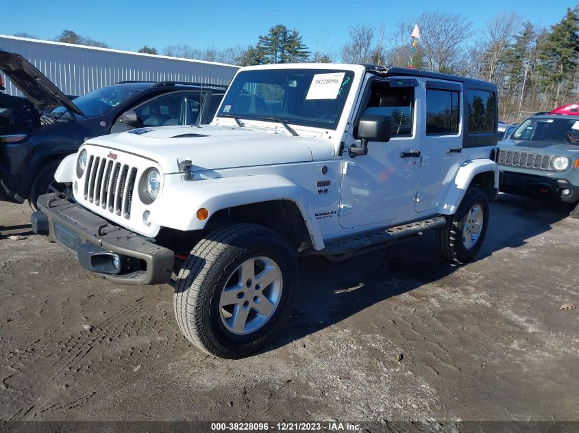 2017 Jeep Wrangler Unlimited 75Th Anniversary Edition 4X4 VIN: 1C4HJWEG4HL553964 Lot: 38228096