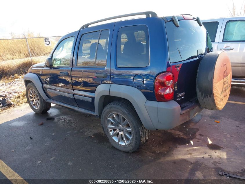 2005 Jeep Liberty Sport VIN: 1J4GL48K75W573057 Lot: 38228095