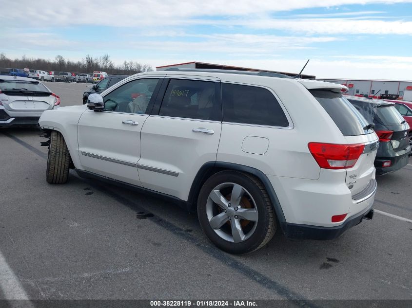 2012 Jeep Grand Cherokee Overland VIN: 1C4RJFCG2CC155247 Lot: 38228119