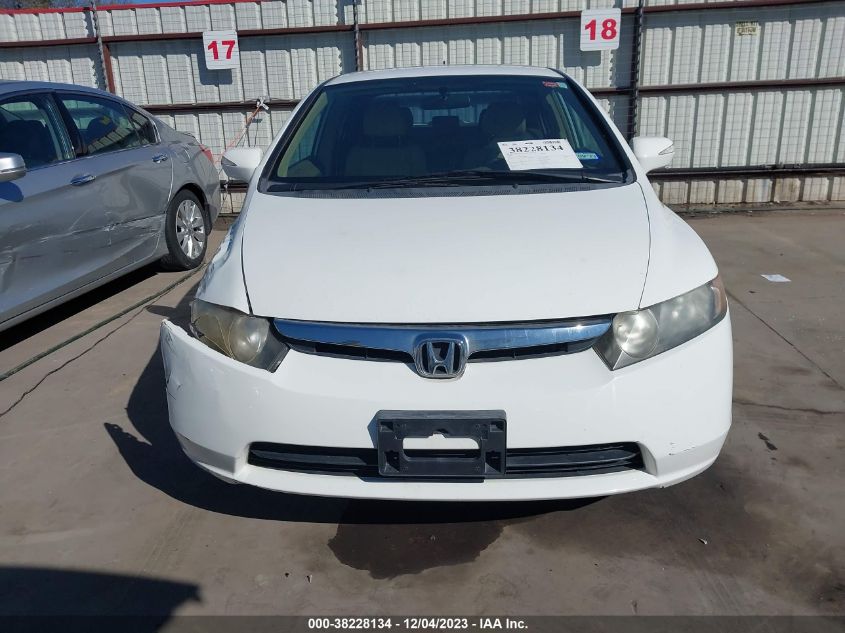 2008 Honda Civic Hybrid VIN: JHMFA36258S020468 Lot: 38228134