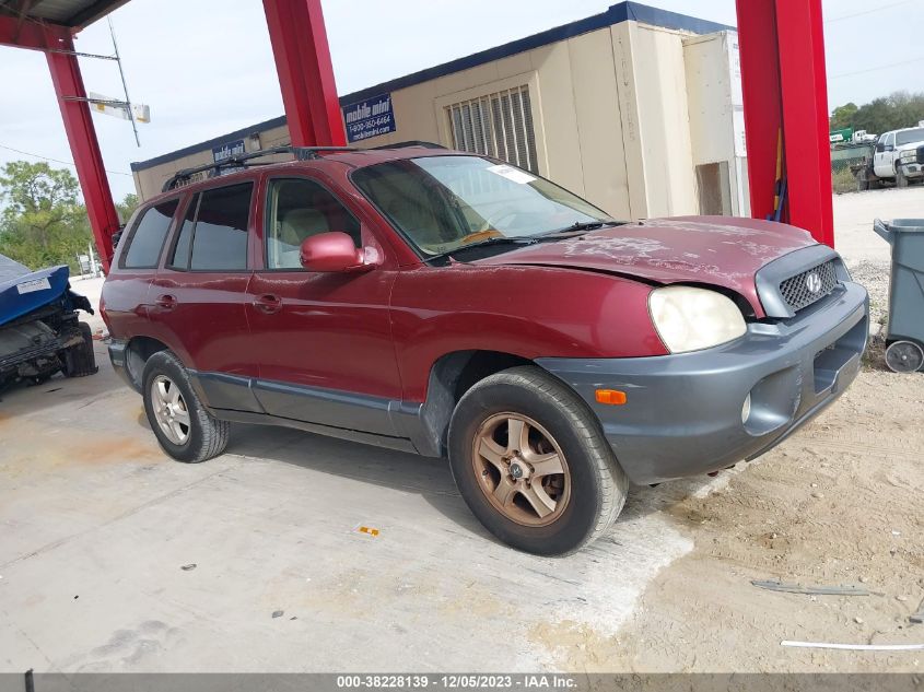 2004 Hyundai Santa Fe Gls/Lx VIN: KM8SC13D44U844993 Lot: 38228139