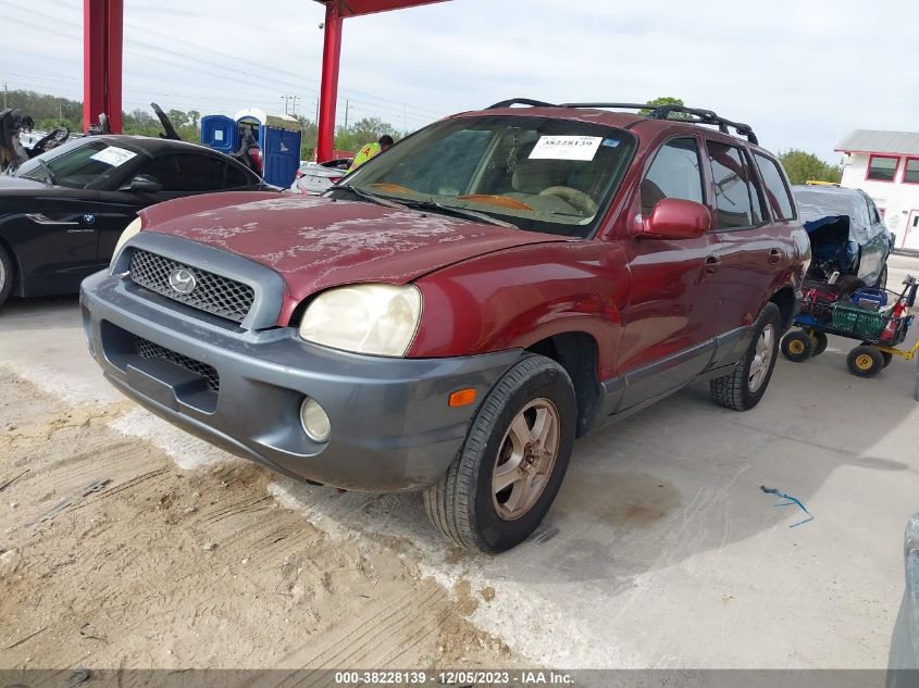 2004 Hyundai Santa Fe Gls/Lx VIN: KM8SC13D44U844993 Lot: 38228139