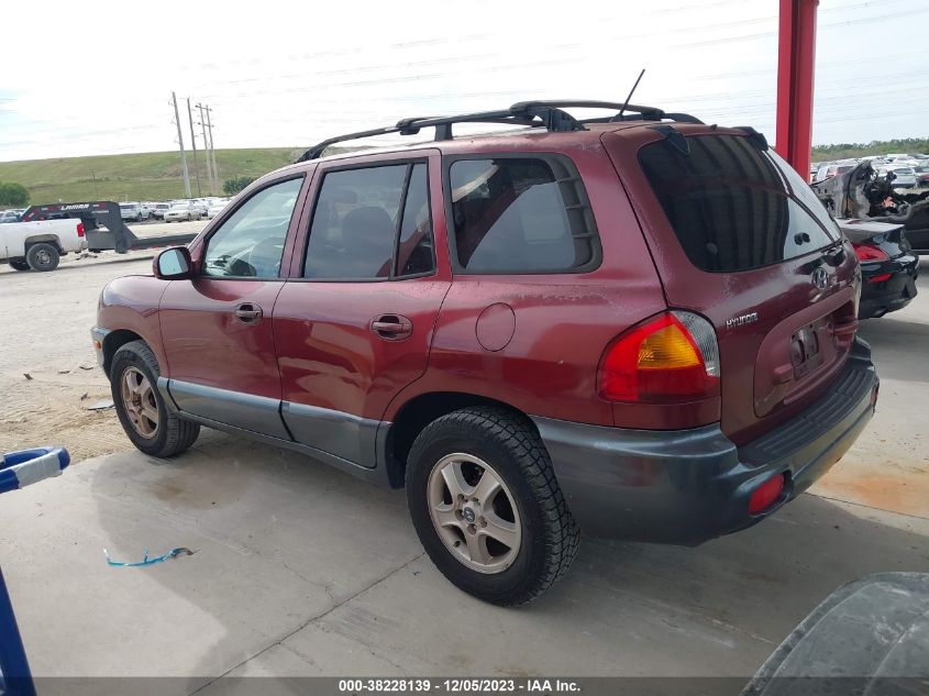 2004 Hyundai Santa Fe Gls/Lx VIN: KM8SC13D44U844993 Lot: 38228139