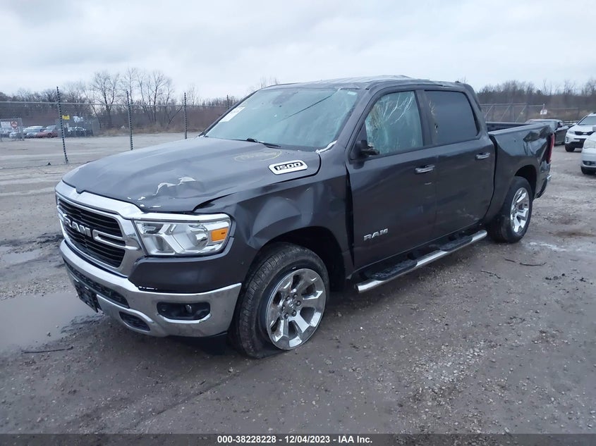 2020 Ram 1500 Big Horn 4X4 5'7" Box VIN: 1C6RRFFG1LN113846 Lot: 38228228