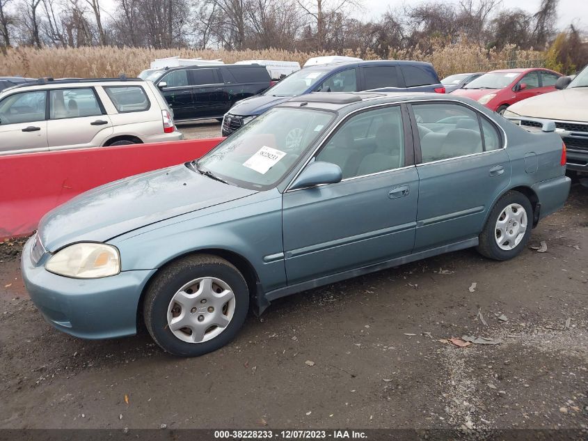 1999 Honda Civic Ex VIN: 2HGEJ8540XH550027 Lot: 38228233