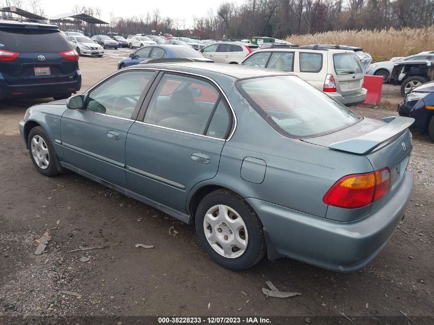 1999 Honda Civic Ex VIN: 2HGEJ8540XH550027 Lot: 38228233