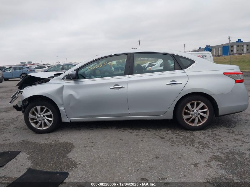 2013 Nissan Sentra S VIN: 3N1AB7AP6DL638557 Lot: 38228336