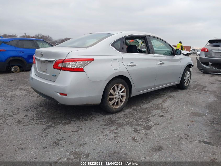 2013 Nissan Sentra S VIN: 3N1AB7AP6DL638557 Lot: 38228336