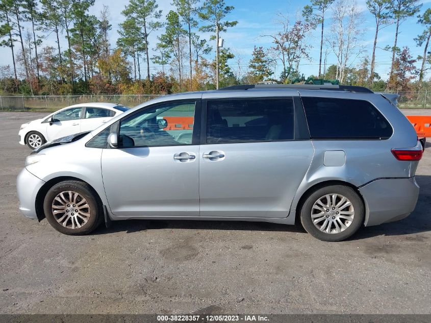 2016 Toyota Sienna Xle 8 Passenger VIN: 5TDYK3DC4GS766419 Lot: 38228357