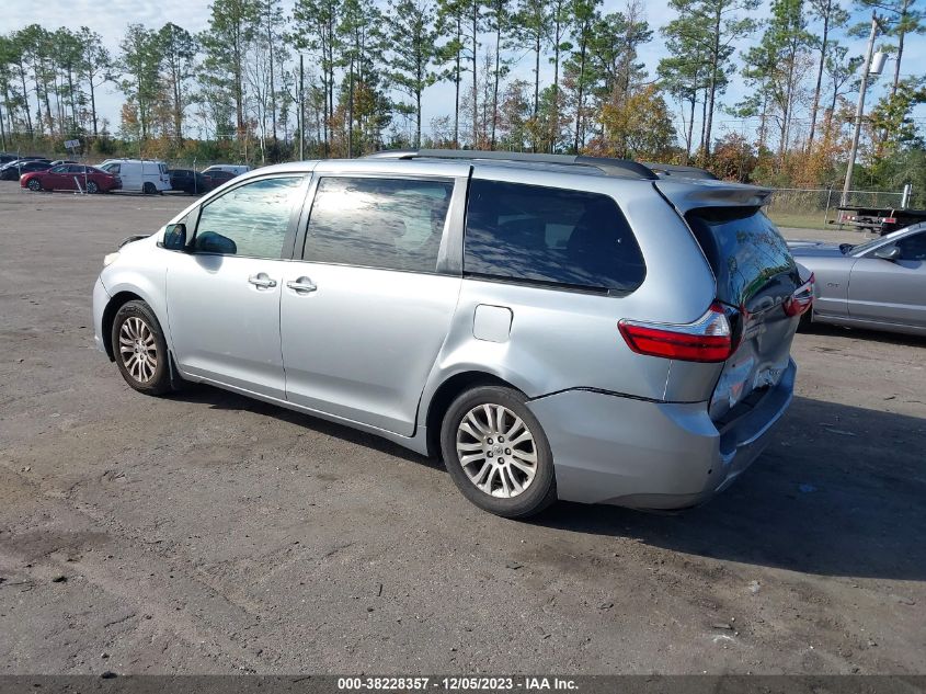 2016 Toyota Sienna Xle 8 Passenger VIN: 5TDYK3DC4GS766419 Lot: 38228357