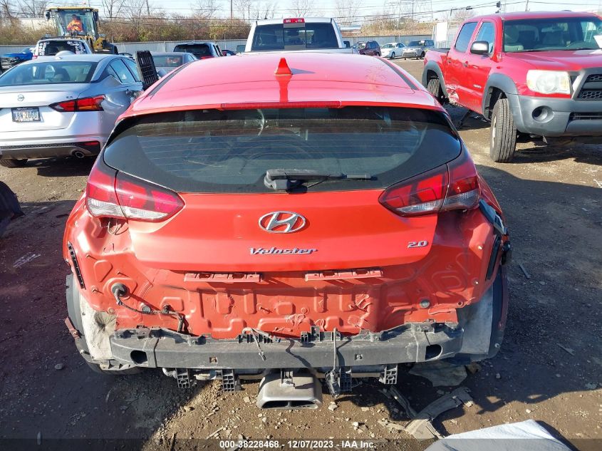 2019 Hyundai Veloster 2.0 VIN: KMHTG6AF8KU010989 Lot: 38228468