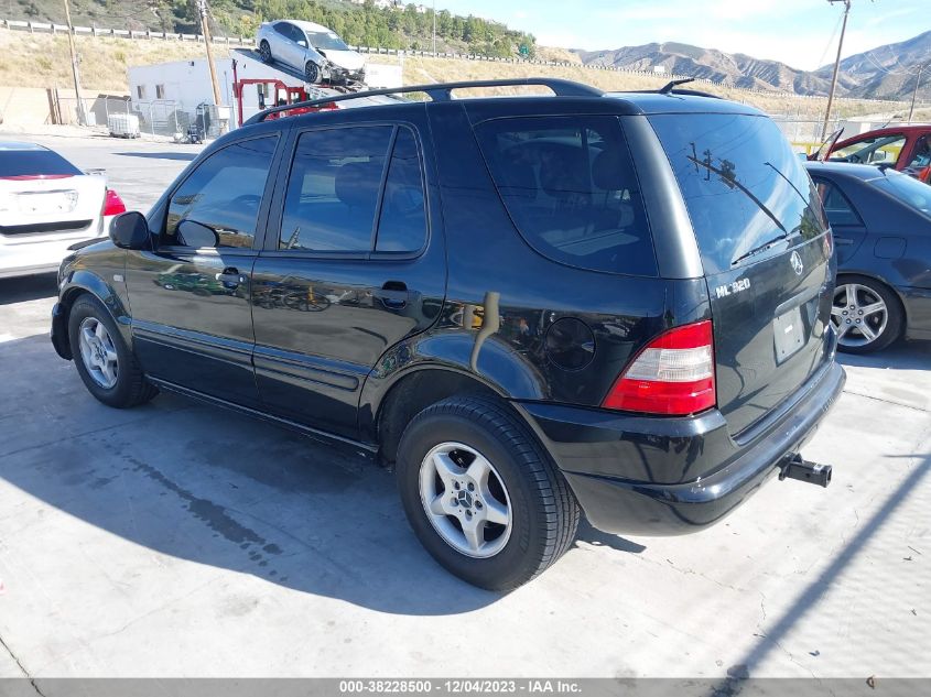 2000 Mercedes-Benz Ml 320 VIN: 4JGAB54E6YA166512 Lot: 38228500