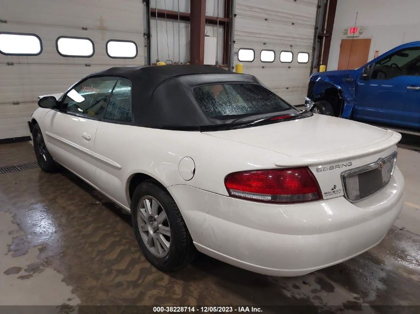 2004 Chrysler Sebring Gtc VIN: 1C3EL75R84N188082 Lot: 38228714