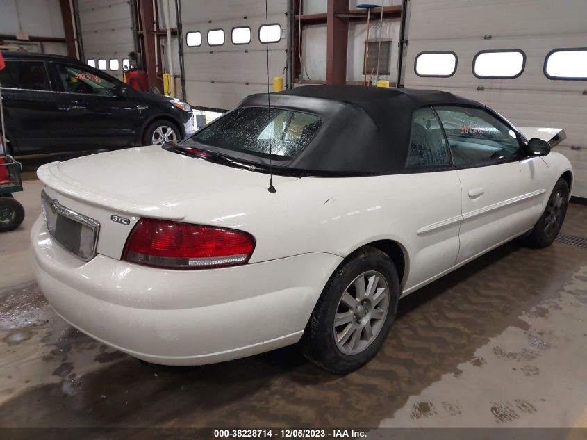 2004 Chrysler Sebring Gtc VIN: 1C3EL75R84N188082 Lot: 38228714