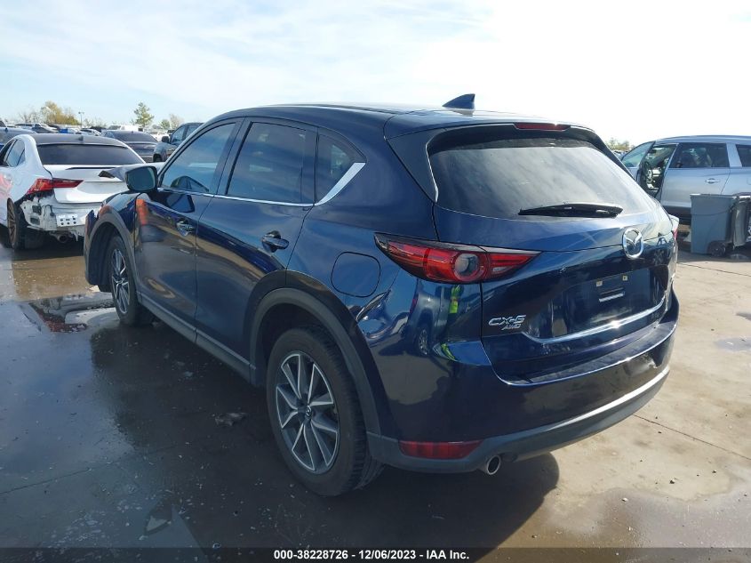 2018 Mazda Cx-5 Grand Touring VIN: JM3KFBDM9J0345844 Lot: 38228726