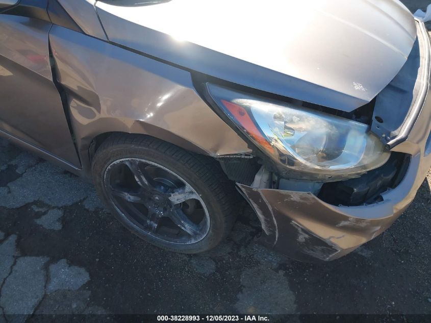 2012 Hyundai Accent Gls VIN: KMHCT4AE8CU233896 Lot: 38228993