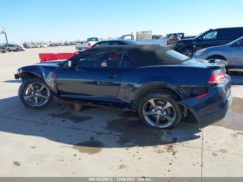 2014 Chevrolet Camaro 2Ss VIN: 2G1FK3DJ5E9321532 Lot: 38229012