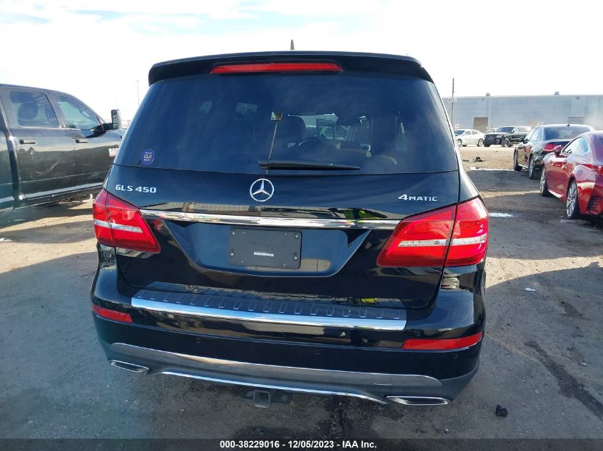 2017 Mercedes-Benz Gls 450 VIN: 4JGDF6EE2HA957481 Lot: 38229016