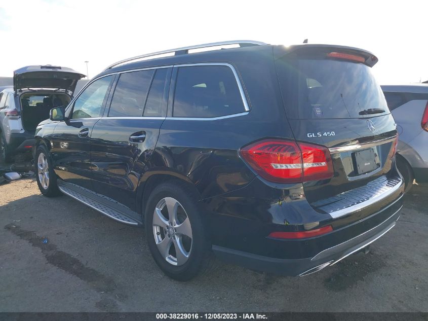 2017 Mercedes-Benz Gls 450 VIN: 4JGDF6EE2HA957481 Lot: 38229016