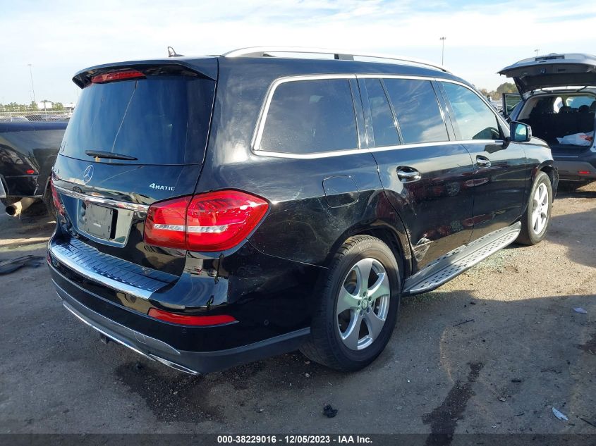 2017 Mercedes-Benz Gls 450 VIN: 4JGDF6EE2HA957481 Lot: 38229016