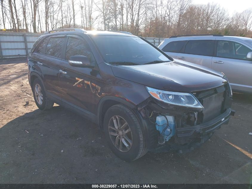 2014 Kia Sorento Lx VIN: 5XYKT4A65EG464445 Lot: 38229057