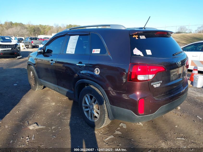 5XYKT4A65EG464445 2014 Kia Sorento Lx