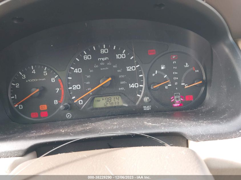 2001 Honda Accord Sdn Lx VIN: JHMCG564X1C000523 Lot: 38229290