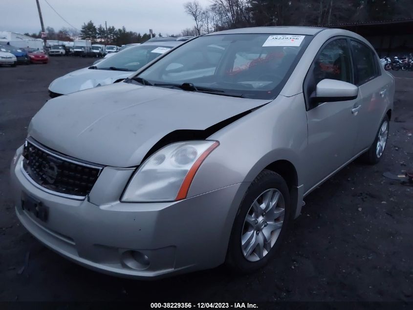 2008 Nissan Sentra 2.0S VIN: 3N1AB61E18L739858 Lot: 38229356