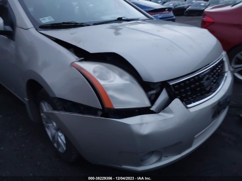 2008 Nissan Sentra 2.0S VIN: 3N1AB61E18L739858 Lot: 38229356