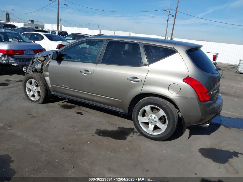 2004 Nissan Murano Sl VIN: JN8AZ08T04W201672 Lot: 38229391