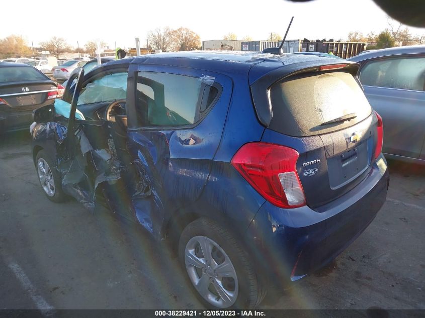 2022 Chevrolet Spark Fwd Ls Automatic VIN: KL8CB6SA3NC021374 Lot: 38229421