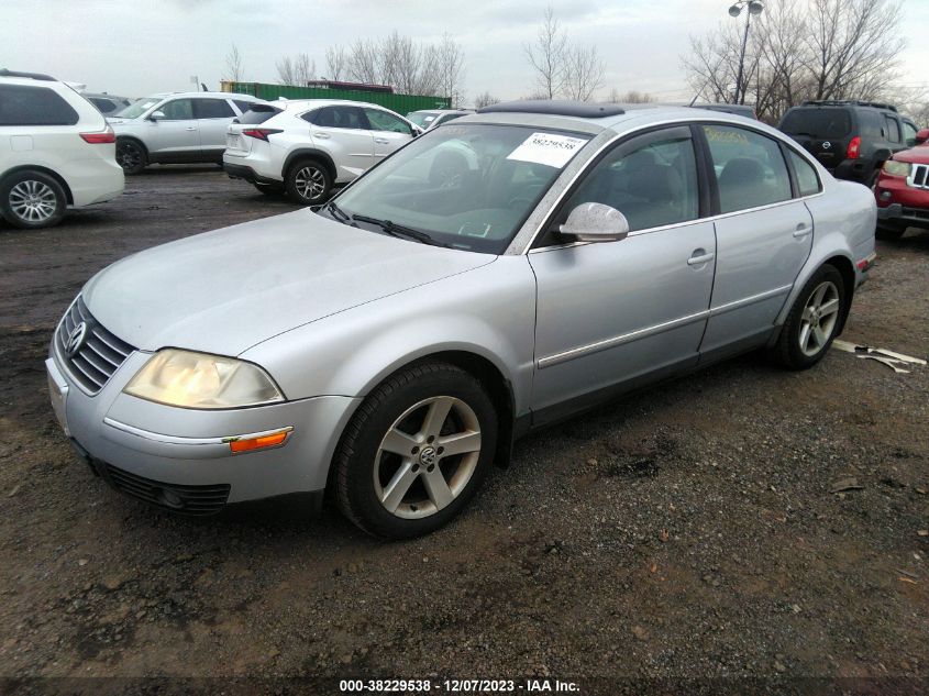 2004 Volkswagen Passat Glx VIN: WVWTH63B74P196702 Lot: 38229538