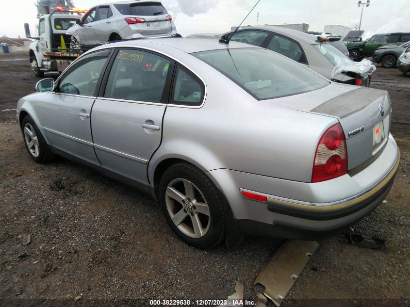 2004 Volkswagen Passat Glx VIN: WVWTH63B74P196702 Lot: 38229538